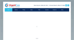 Desktop Screenshot of newsmyrnabeachurgentcare.com